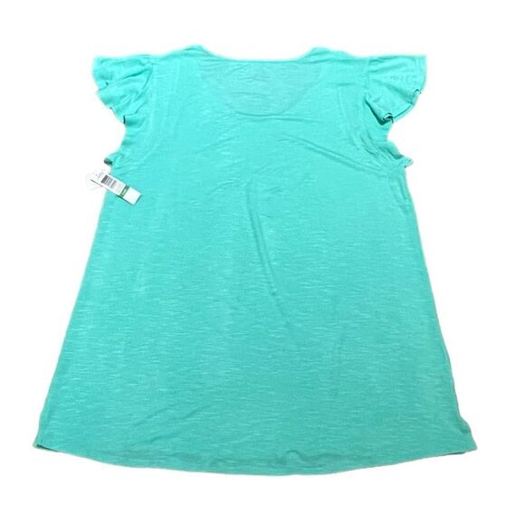 NWT HUEtique Sleepwear Women’s Flutter Sleeve Sleep Shirt, Size L - Picture 2 of 7